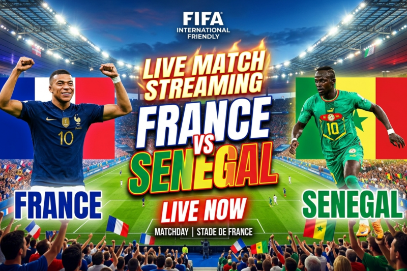 France vs Senegal Live Match Streaming 2026