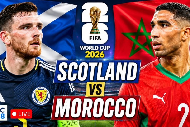 Morocco vs Scotland Live Football Match 2026